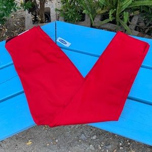 😍 Old Navy Red Pants Sz 6